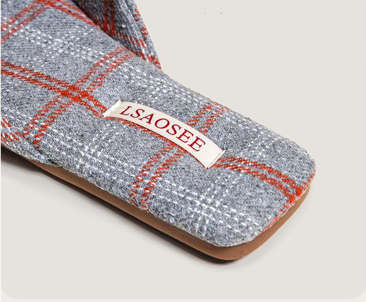 Fashion High Quality Cotton Slippers Women Light Non-slip TPR Sole House Shoes British Style Couple's Shoes Comfort Warm Winter Slippers