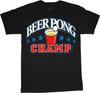 Herren Grafik T-Shirts Bier Pong Champion T-Shirt Kleidung Bekleidung