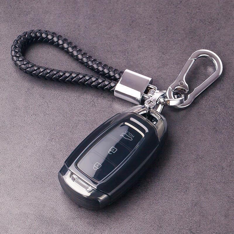 Housse de clé de voiture pour Hyundai Creta, ix35, Elantra, Venue, Kona, Fiesta, Verna, IX