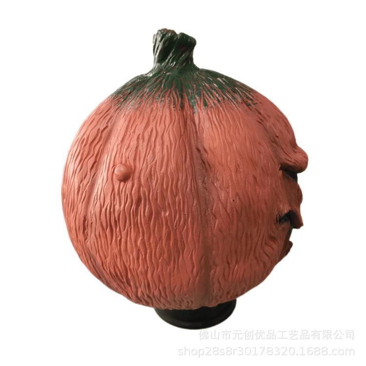 Pumpkin Mask Halloween Horror Latex Full-Face Funny Headgear for Party Performance COS Devil Ghost Horror Costume