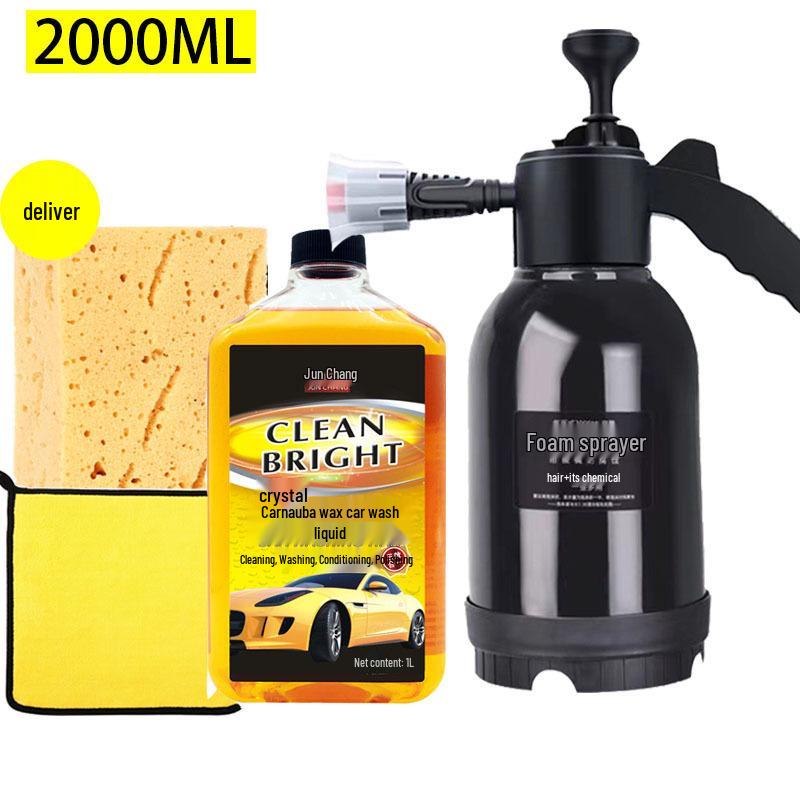 2L Handheld Foam Sprayer for Car Wash & Home Use with Pressure Relief Valve