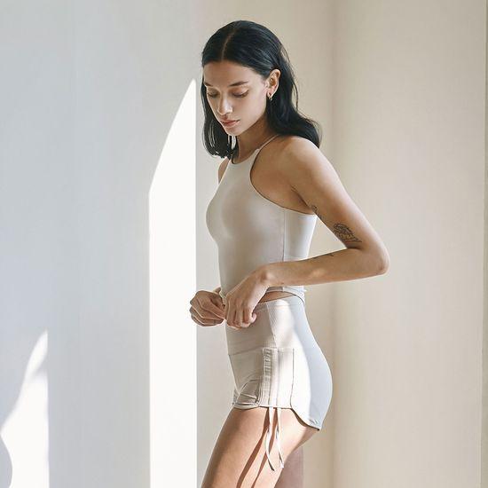 Debbie Wear Rundes Neckholder Ärmellos DEVI-TS0047