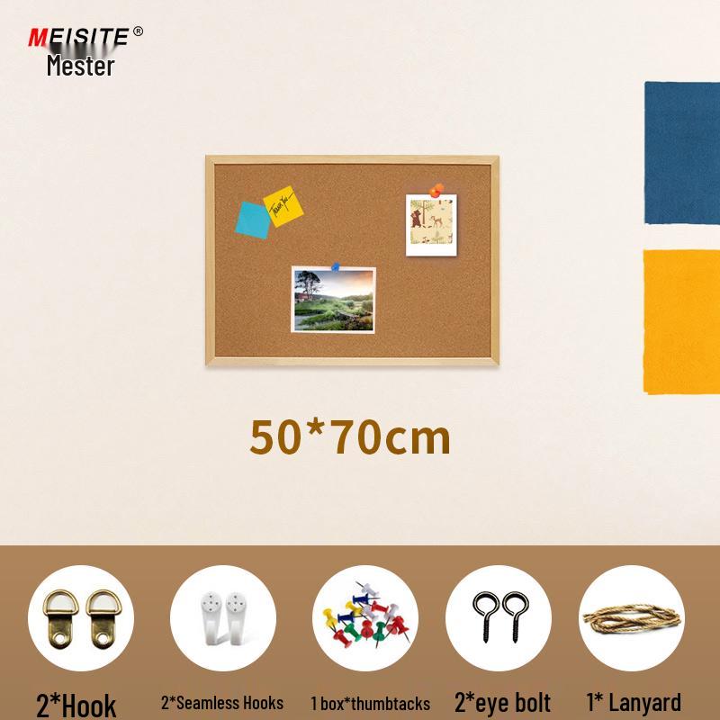 Creative Cork Board Photo Wall - Kindergarten Theme for Home, Office, Dorm