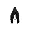 Women's Loose Fit Two-piece Skirt Suit Sleeveless Chiffon Top Belted Waist Ruffle Mini Skirt Co-ord Set