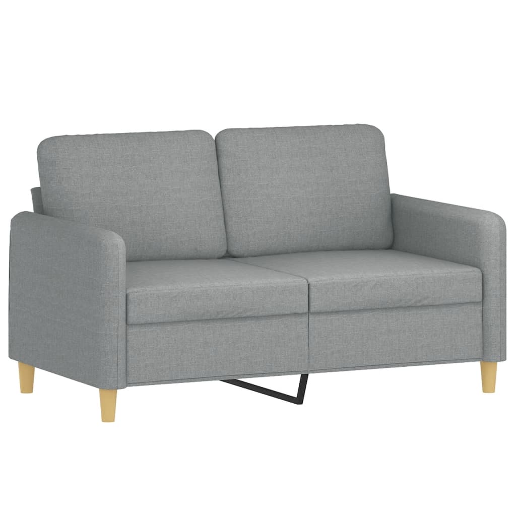 Vidaxl 3-Cz. Relaxation Set With Cushions, Light Grey, Fabric