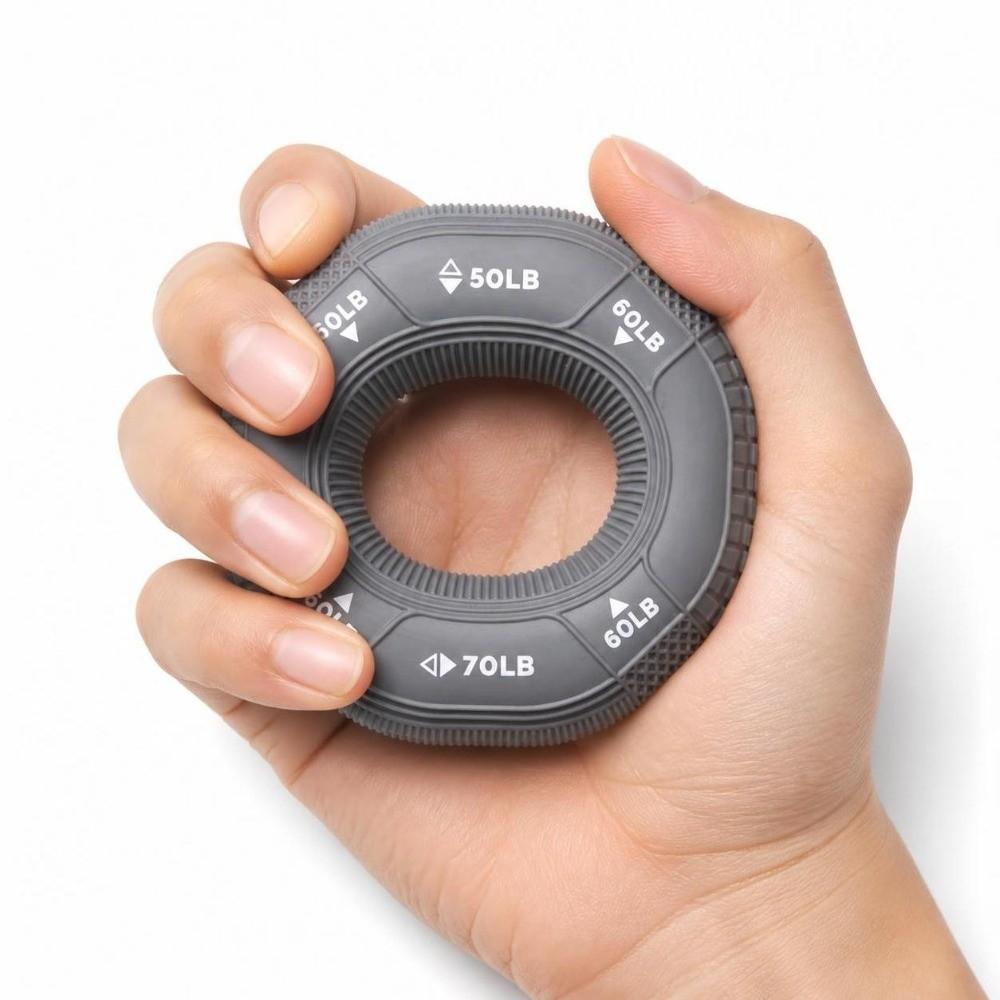 Professional Hand Training Equipment Silicone Arm Muscle Trainer Grip Strength Ring Home Gym