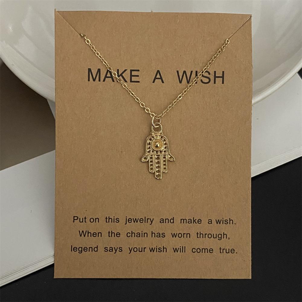 Moon Star Pendant Necklace for Girl Women Golden Color Various Design Link Chain Choker Necklace Gift for Friend Fashion Collar