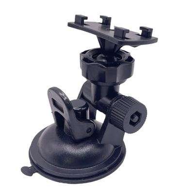 Dash Cam Holder | Suction Cup Car Camera Mount Adjustable Angle Quick Release |