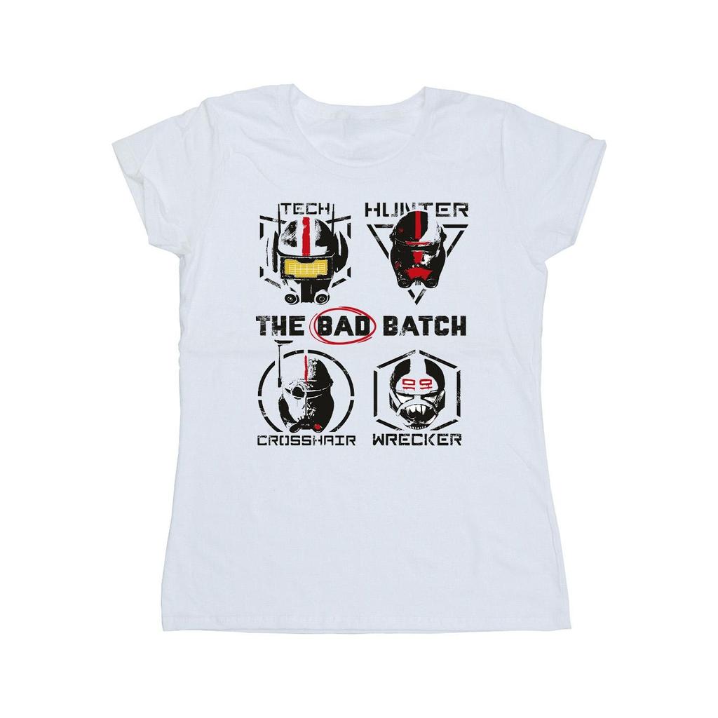 Star Wars: Bad Batch Womens/Ladies Clone Force 99 Cotton T-Shirt