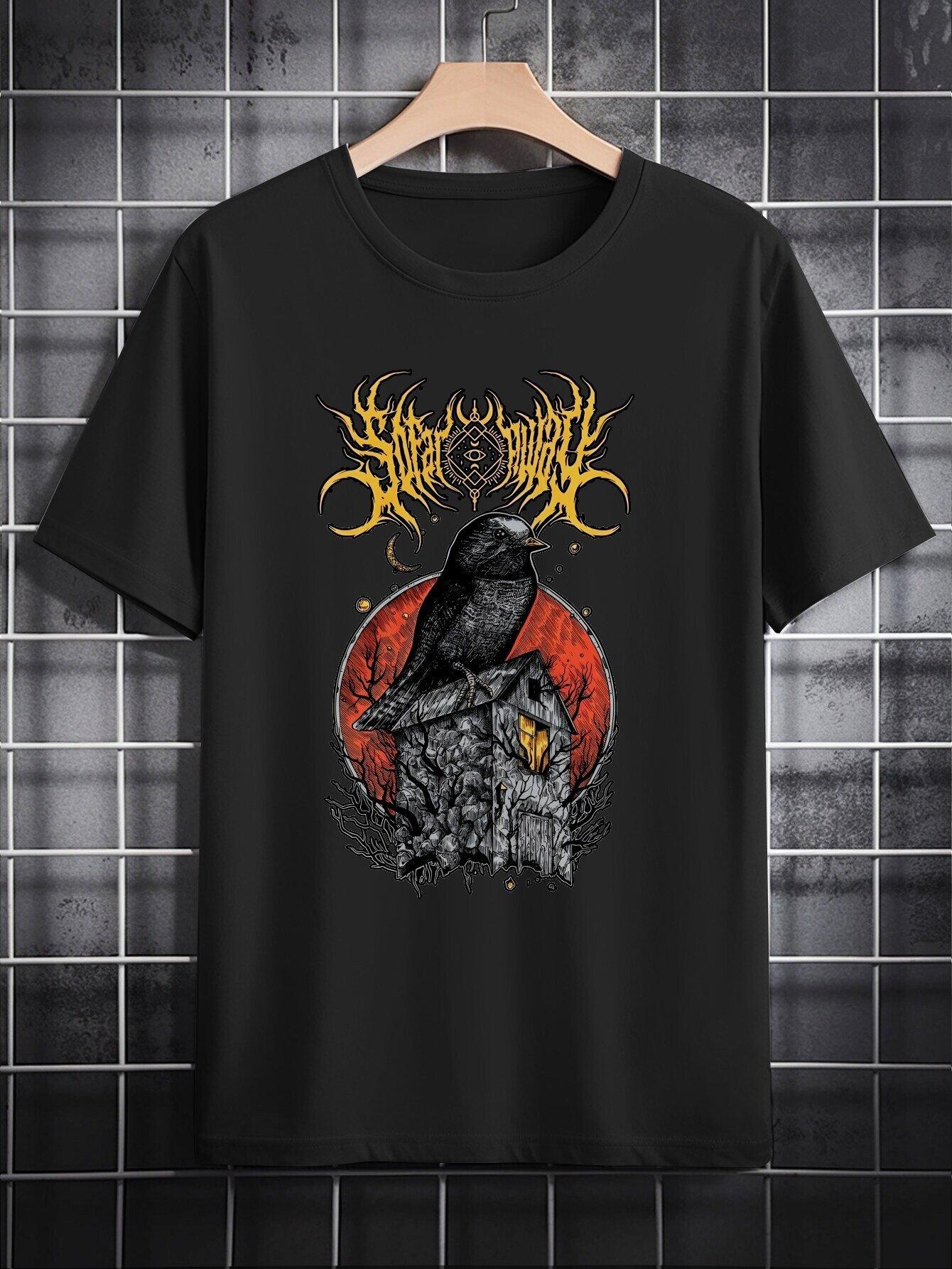 Casual Crew Neck T-shirt L