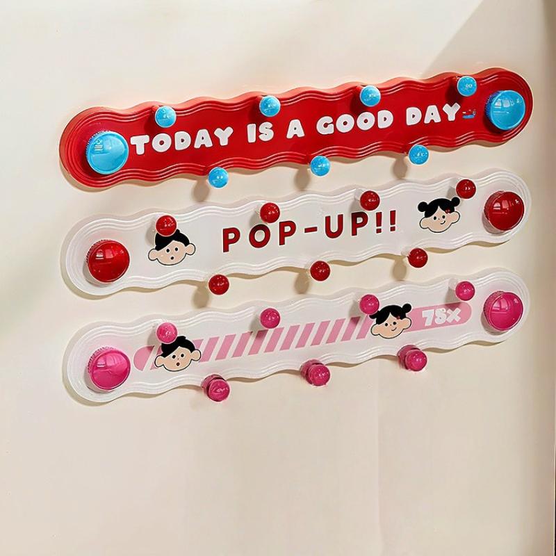 No Drill Suction Cup Row Hooks Rotatable Wall Hanging Rack Cute Decorative Hook Heavy Duty For Bathroom Bedroom Door Organizer