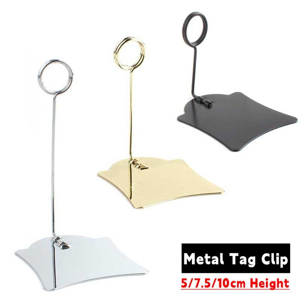 Langlebiges Metallmaterial Metall-Pop-Clip-Displayständer Mehrzweck-Visitenkartenständer Schildhalter Foto-Klammer Einzelhandelsgeschäft