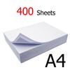 Classic A4 Print Copy Paper 400Sheets Preferred All Wood Pulp Base Paper 70g Office White Paper Copy Print Fax Office Stationery