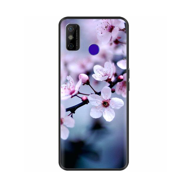 Pentru Tecno Spark 6 Go Husă pentru telefon Husa din silicon moale de desene animate pentru Tecno Spark 6 Go Spark6 Go Negru Tpu Bara de protecție drăguță de desene animate