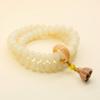 Natural White & Creamy Yellow Jade Bodhi Root Double-Strand Bracelet - New Chinese Design for Women