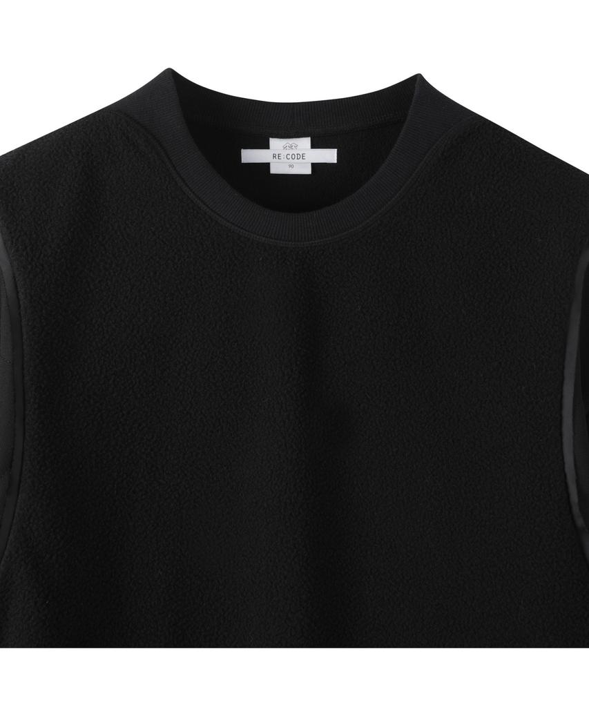 RECODE Bomber Sleeve Detail Sweatshirts_Rktaw23610Bkx