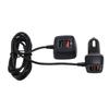 Fast Charging USB Car Charger 60W 4 Port QC3.0 Multifunctional for Phone Front Rear Seat