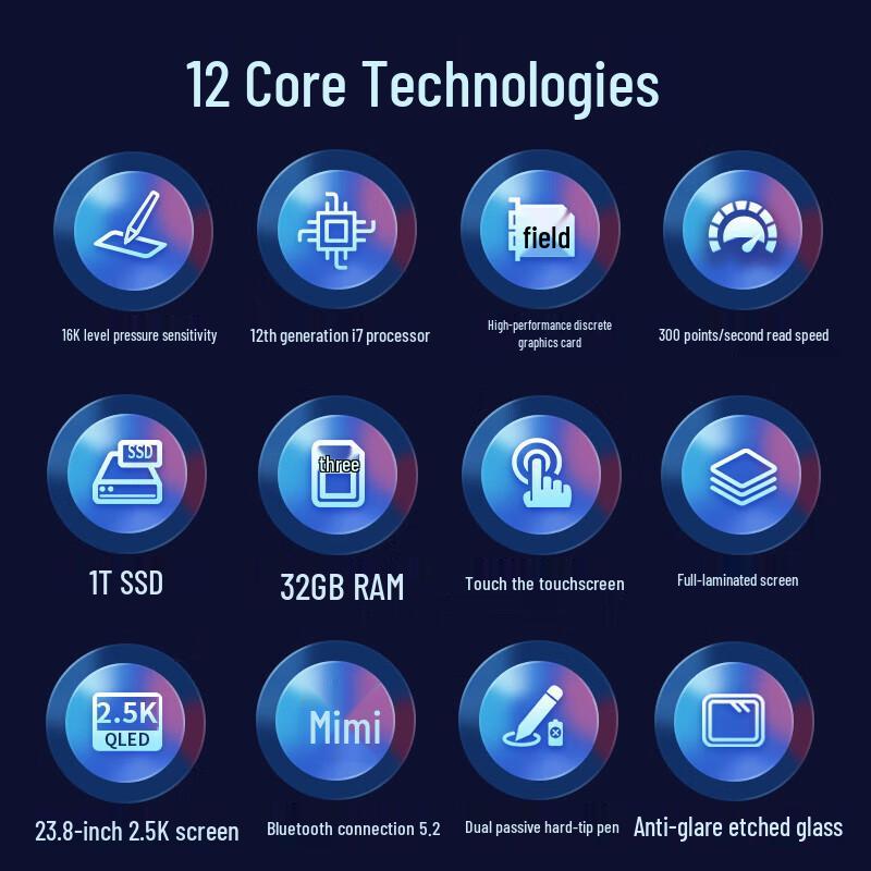 HUION Kamvas Studio 24 Creative Pen Display