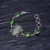 Prehnite & Green Amethyst Gemstone : 925 Sterling Silver Handmade Multi Gemstone Bracelet Jewelry