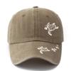 A Stylish Printed Baseball Cap Featuring a Dual Print Design of a Sea Turtle Perfect for Both Men And Women This Trendy Curved