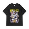 275 GSM Washed T-shirts 100% Cotton One Piece V64 Luffy Lucci Print Unisex Heavy Cotton T Shirt