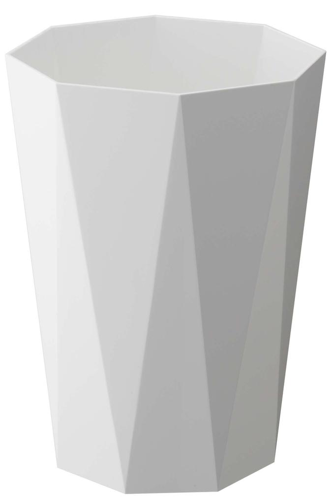 Yamazaki Jitsugyo (Yamazaki) Trash Can Diamond White 6411