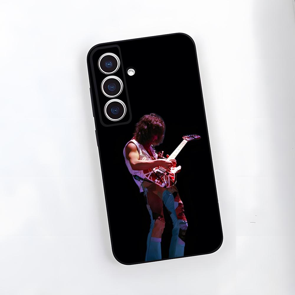 E-Eddie Van Halen Singer Phone Case For Samsung A25 A13 A33 5G A54 A36 A35 A56 A52 A14 Shockproof Soft Cover