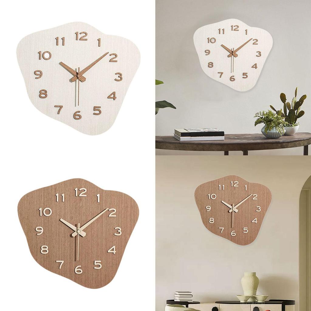 Wall Clock Asymmetrical Clock Silent Home Decoration Interior Minimalist Design