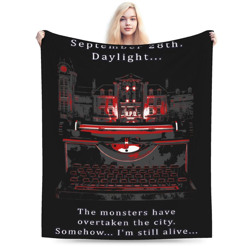 Residents Evils Requiem Blanket Quality Soft Warm Bedding Throws Winter Girls Boys Bedroom Graphic Bedspread