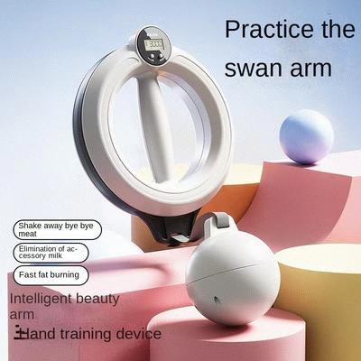 Smart 360° Hand-cranked Hula Hoop: Arm Shaper for Sculpted Arms, Armpit Fat Removal & Arm Strength Building