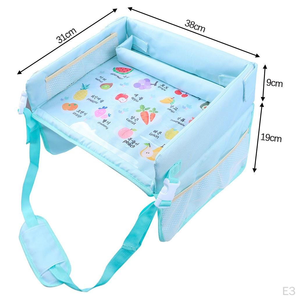 Für Kleinkinder Kinder Tablett Faltbar Reise Aktivität Schoß Reise Spiel Organizer Taschen Essen