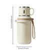 weightedBall Straw Cup Hands-Free for Travel, Seniors