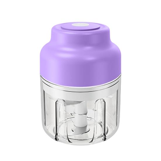 Electric Garlic Masher Mini Portable Veggie Chopper USB Charging Wireless Food Processor Meat Slicer Egg Beater