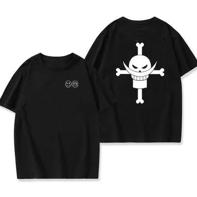 Pirate Ace Edward Newgate T-shirt Men Women  Anime Cosplay Mens T Shirt Cotton Short-sleeve Tops Harajuku Clothing