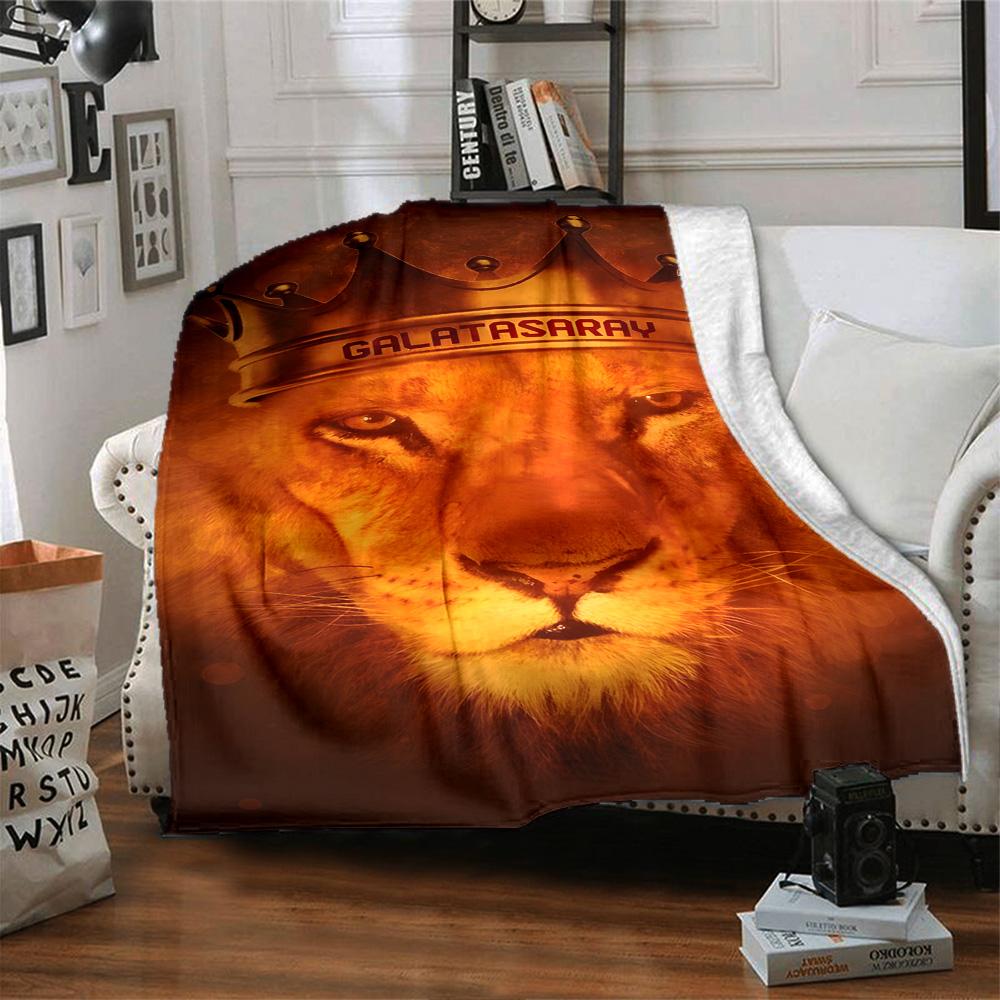 Galatasaray S.k Blanket Ultra-Soft Suitable for Office Chair Bed Office All-Season Use Stylish Decor Gift for Travel Home Birthdays