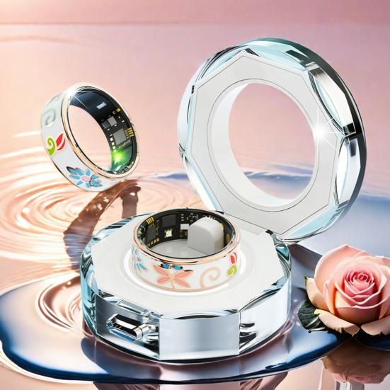 Smart Ring Health Waterproof Universal Bluetooth-compatible Tracker IP68 Sleep Tracking Motion Monitoring Smart