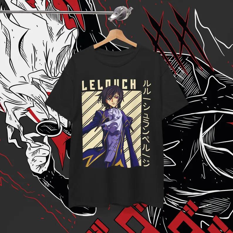 Anime Suzaku Kururugi Shirt Size S - 5Xl Black Size S - 5XL V1 Unisex T-Shirt XL