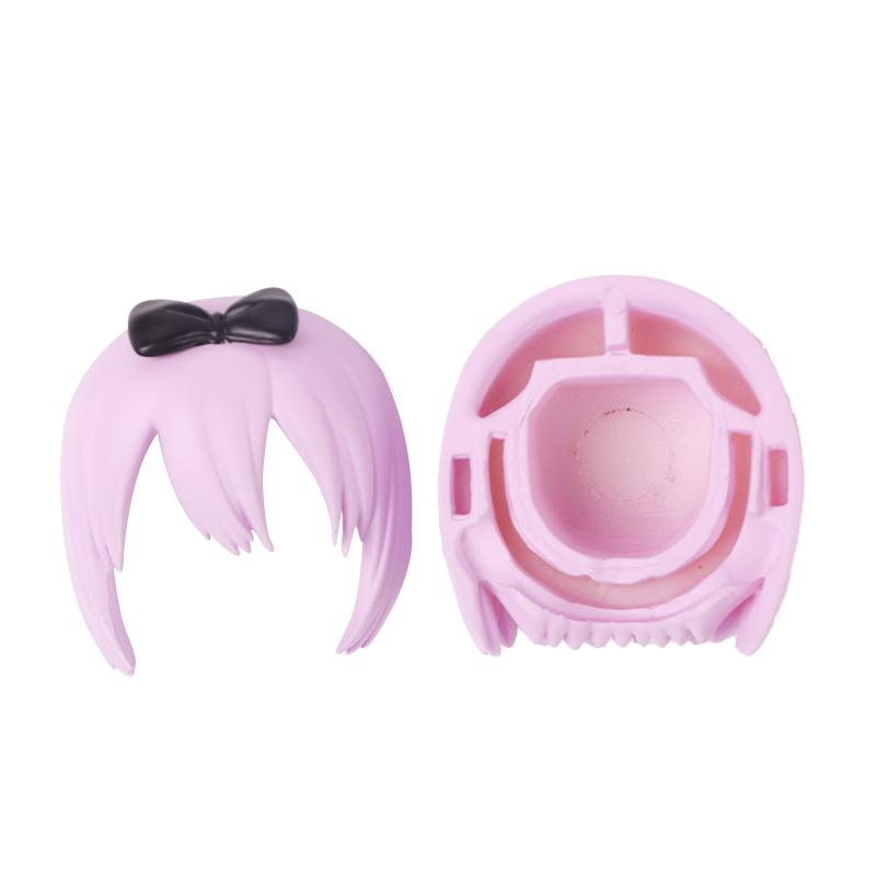 Ob11 Doll Plastic Hair Replacement Doll Hair Head Mold Accessories For Obitsu11 Gsc Body 1/12 Bjd Head Shell Doll Body Boy Girl
