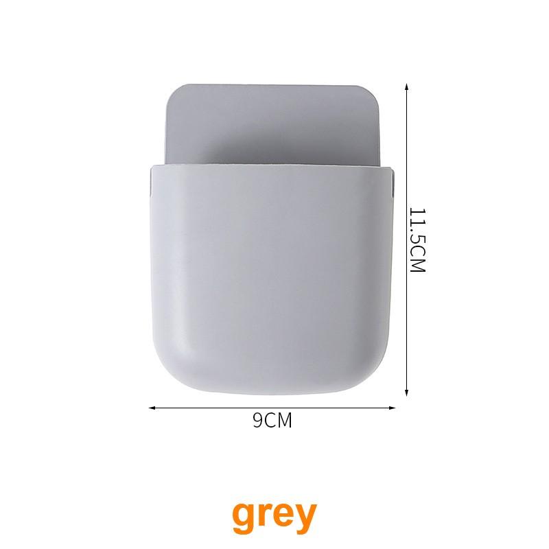 3033 Cutie de depozitare montată pe perete, organizator de depozitare pentru telecomandă, pentru aer condiționat, TV, suport pentru telefon mobil, suport pentru priză, suport pentru rack