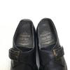 Vintage 70s Hanover True Tred Monk Strap Shoes Black 6.5 D/E 24.5(USED)