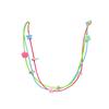 Sweet multicolored rope star beaded multi-layer winding necklace female collarbone chain