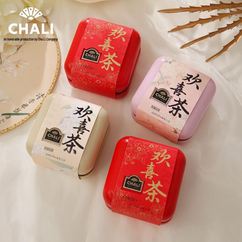CHALI Tea Bags in Iron Can - Bridal Gift, Bridesmaid Favor, Practical Wedding Keepsake