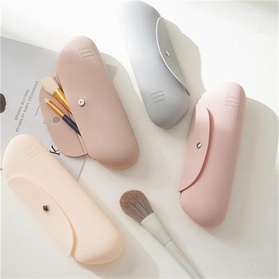Cosmetic Bag Makeup Brush Storage Bag Portable Travel Wash Toiletries Organizer Silicone Waterproof