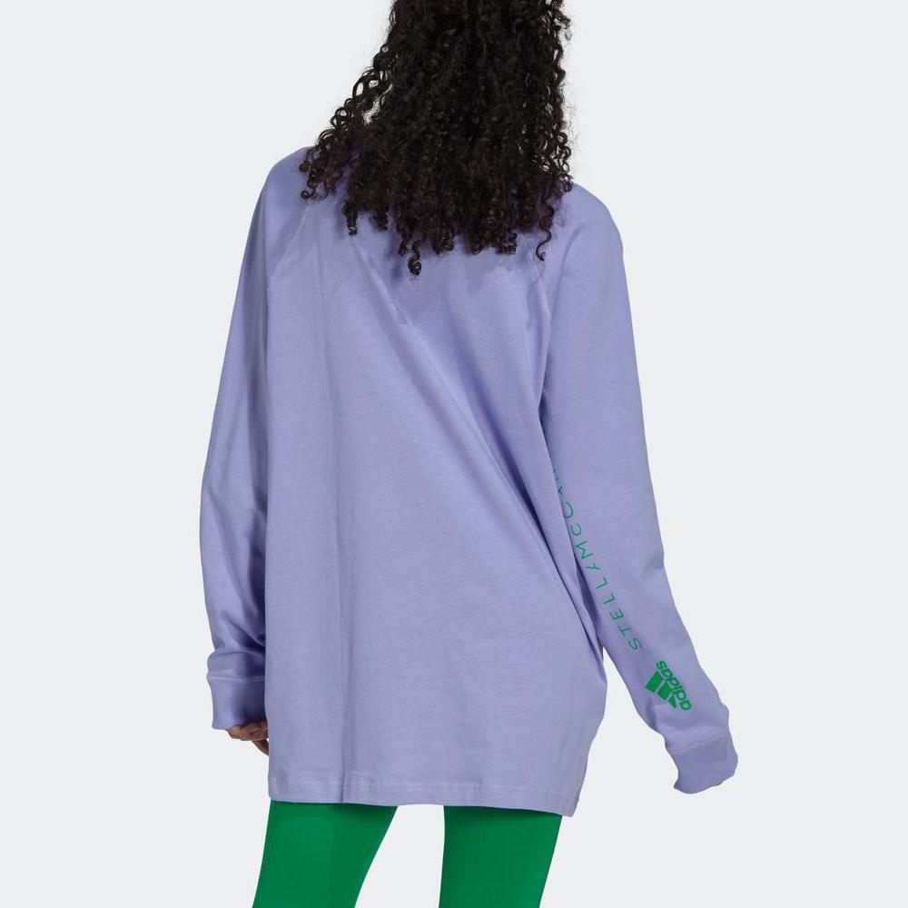 adidas X Stella McCartney T Shirt Unisex Glossy Finish Purple IB5896-
