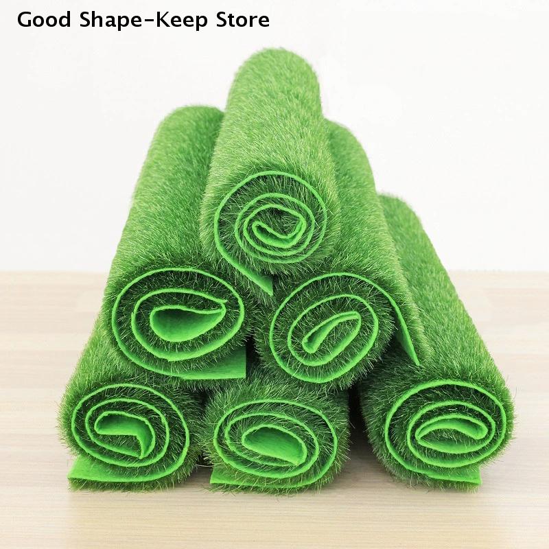 Grass Mat Green 30*30CM DIY Micro Landscape Artificial Lawns Turf Carpets Fake Sod Simulation Moss Lawn Home Decoration