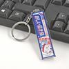 Creative English Slogan Acrylic Keychain - European & American Style