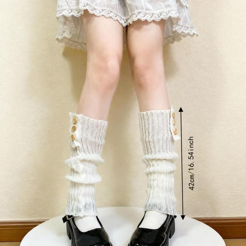Stretchy Lolita Leg Warmers Crochet Stretchy Boots Covers  Spring, Autumn and Winter
