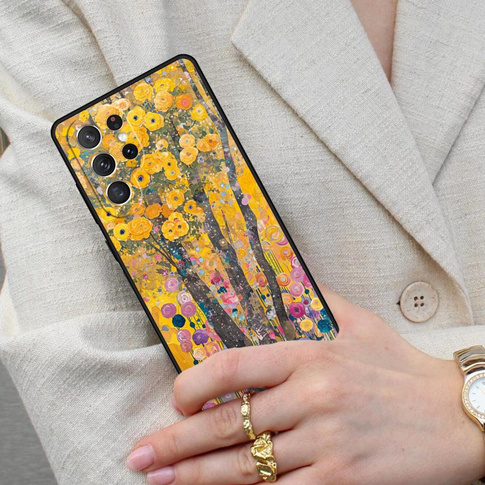 Gustav Klimt Cell Phone Case for Samsung Galaxy S26 Ultra S25 S24 S23 S22 S21 S20 Note10 Cover