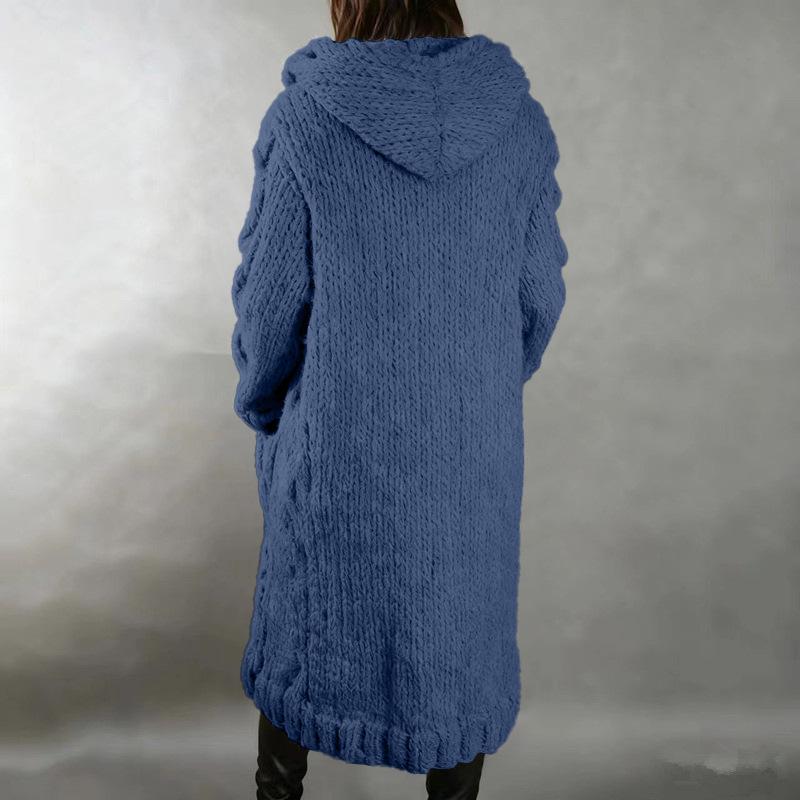 Europäischer & Amerikanischer Damen Plus Size Strickjacke Pullover Mantel - Neue Mode Strickwaren 2026