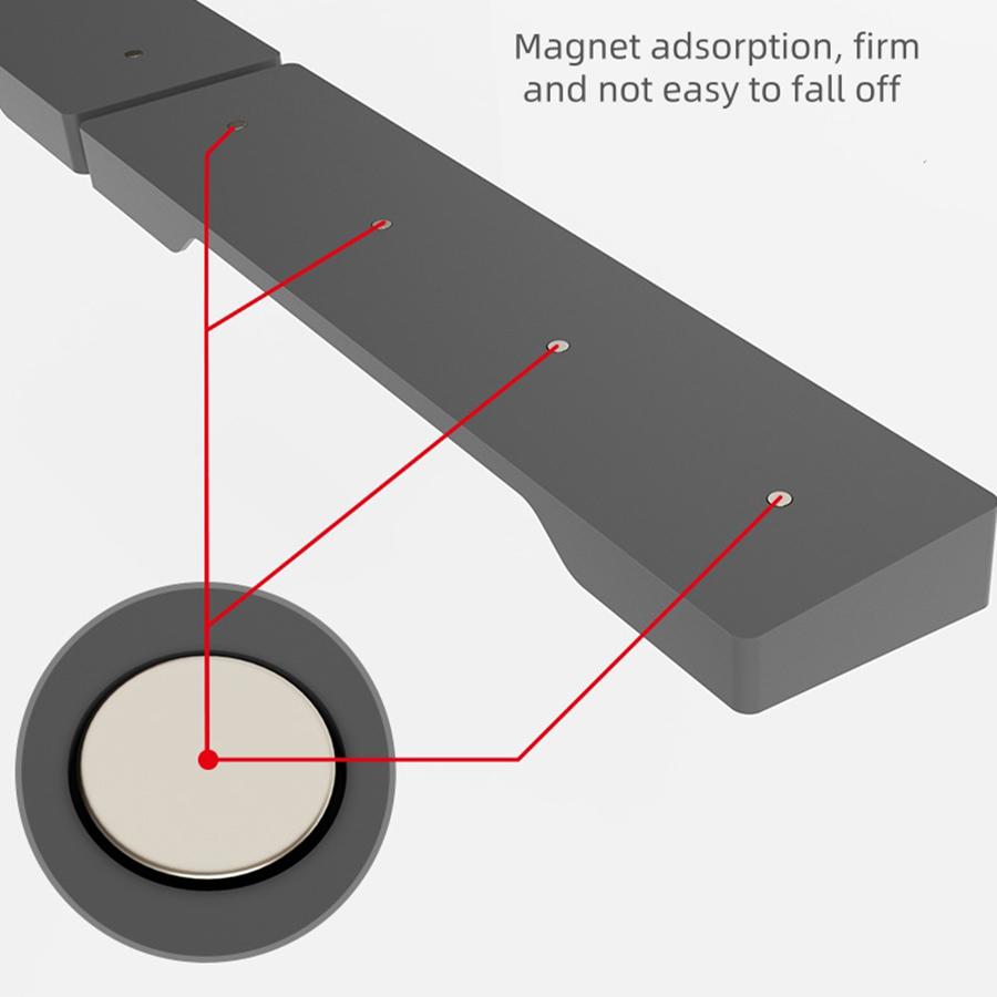 2Pcs Magnetic Stove Top Shelf Spice Rack Storage Stove Top Silicone Shelf Kitchen Shelf for Above Stovetop Organizer Magnet Back